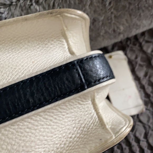 Tory Burch Duet Chain Convertible Shoulder Bag black New Ivory - Picture 9 of 13